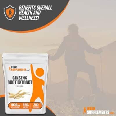 BulkSupplements.com Ginseng Root Extract Powder - Ginseng Supplement, Ginseng Herbal Suppl - Image 5