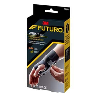 FUTURO Compression Stabilizing Wrist Brace, Right Hand, Small/Medium Size, Provides Suppor - Image 8