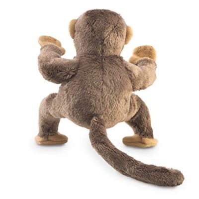 Folkmanis Mini Monkey Finger Puppet , Brown - Image 3