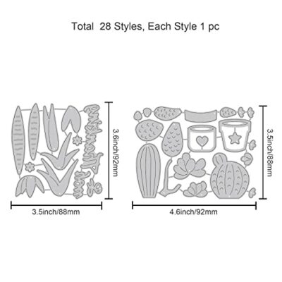 GLOBLELAND Potted Plants Die-Cuts Set Succulent Pot Cactus Cutting Dies for DIY Scrapbooki - Image 4