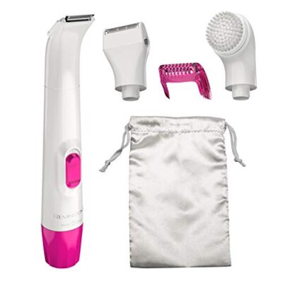 Remington Smooth & Silky Body & Bikini Kit, Cordless bikini trimmer and shaver for women,