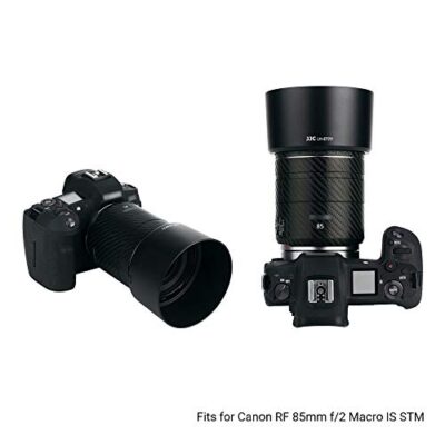 Reversible RF 85mm Bayonet Lens Hood Shade for Canon RF 85mm f/2 Macro is STM Lens on Cano - Image 2