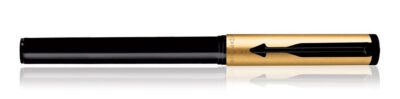 Parker Beta Premium Roller Ball Pen GOLD finish Cap Black trim - Image 3