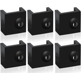 3D Printer Hotend Silicone Sock, 6 PCS Heater Block Silicone Cover for Creality Ender 3/3