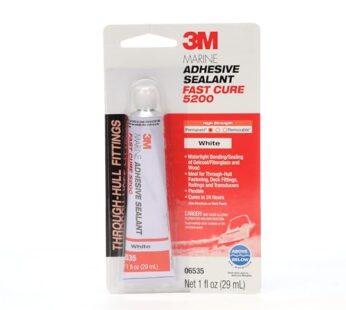 3M Marine Adhesive Sealant Fast Cure 5200 (06535) Permanent Bonding and Sealing for Boats