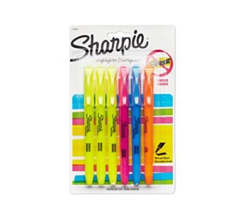 SHARPIE Accent Pocket-Style Highlighters, 6 Colored Highlighters (27876PP)