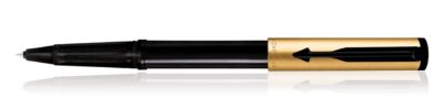 Parker Beta Premium Roller Ball Pen GOLD finish Cap Black trim