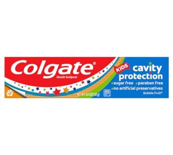 Colgate Kids Toothpaste with Fluoride, Anticavity & Cavity Protection Toothpaste, For Ages