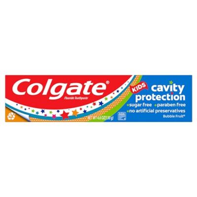 Colgate Kids Toothpaste with Fluoride, Anticavity & Cavity Protection Toothpaste, For Ages