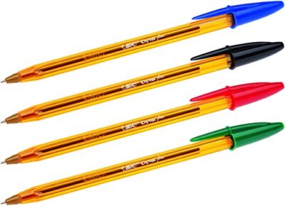 BIC Cristal Original Fine Ball Pens Fine Point (0.8 mm) - Assorted Colours, Pouch of 10 - Image 6