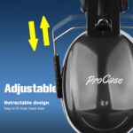 ProCase Noise Reduction Safety Ear Muffs, 32dB Noise Cancelling Hearing Protection Earmuff - Image 3