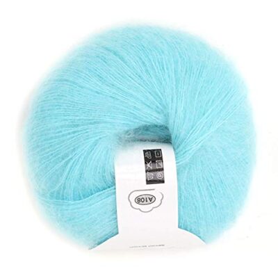 Wool Yarn, 1pc Soft Knitting Angora Long Wool Yarn for Knitting Scarves Sweater Crafts 26