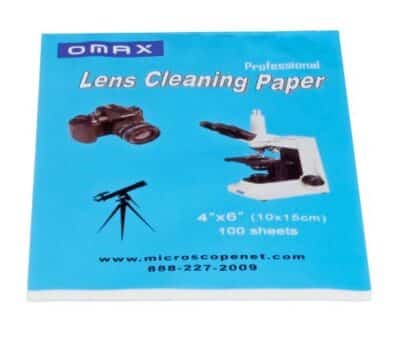 OMAX - A99CPB100 - Microscope and Camera Optical Lens Cleaning Paper - 100 Sheets - Image 4