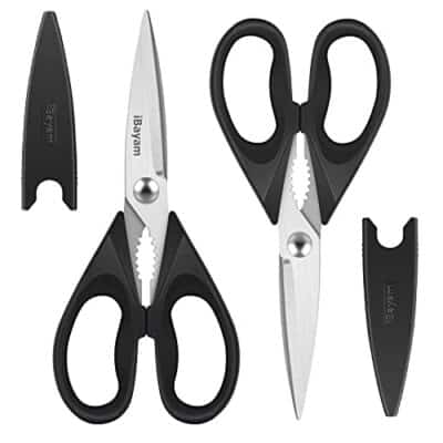 Kitchen Shears, iBayam Kitchen Scissors All Purpose Heavy Duty Meat Scissors Poultry Shear