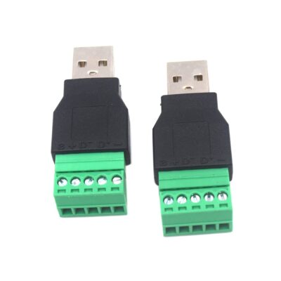 Kework USB Screw Terminal Block Connector, USB 2.0 Type A Female to 5 Pin Female Bolt Scre - Image 6