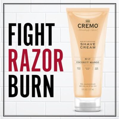 Cremo Coconut Mango Moisturizing Shave Cream, Astonishingly Superior Ultra-Slick Shaving C - Image 3