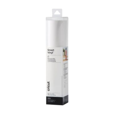 Cricut Smart Permanent Vinyl (13in x 12ft, White) for Explore and Maker 3 - Matless cuttin