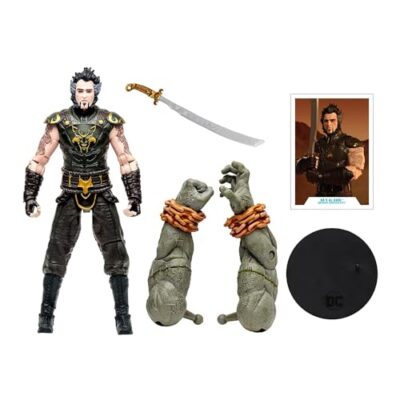 McFarlane DC Gaming Build-A Wave 1 Batman Arkham City 7-Inch Ra'S Al Ghul Action Figure wi - Image 7