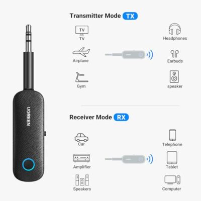 UGREEN Bluetooth Transmitter Receiver for 2 AirPods or BT Devices, Bluetooth Wireless Tran - Image 2