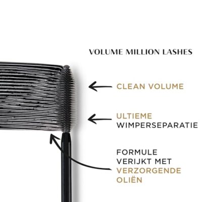 L'Oreal Volume Million Lashes Mascara, No. Black, 0.35 Ounce - Image 4