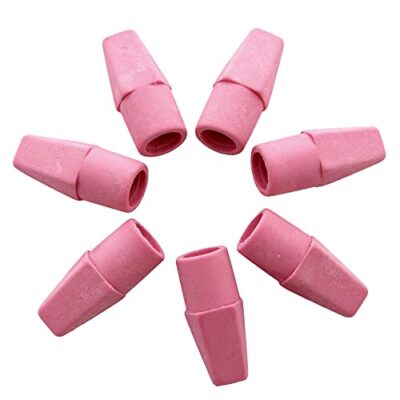 BAZIC Pink Eraser Top, Latex Free Pencil Tops Erasers, Arrowhead Caps Erasers for Kids Stu - Image 4