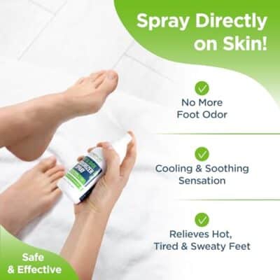 Rocket Pure Natural Shoe Deodorizer Spray, Foot Spray, Shoe Spray - Foot Deodorant Spray, - Image 5