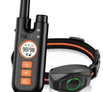 MAISOIE Dog Shock Collar, Dog Training Collar with Remote 1300FT, Waterproof Rechargeable