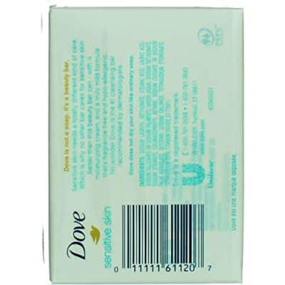 Dove Sensitive Skin Unscented Hypo-Allergenic Beauty Bar 4 oz (Pack of 2) - Image 5