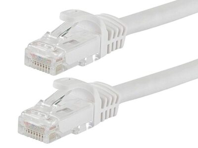 Monoprice Cat6 Ethernet Patch Cable - RJ45, Stranded, 550Mhz, UTP, Pure Bare Copper Wire,