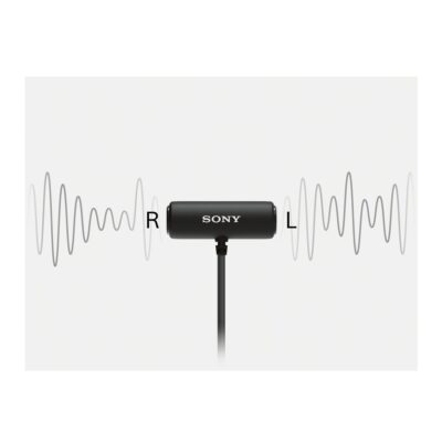 Sony Compact Stereo Lavalier Microphone ECMLV1,Black, Small - Image 6