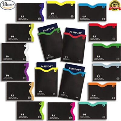 18 RFID Blocking Sleeves (14 Credit Card Holders & 4 Passport Protectors) Ultimate Premium - Image 6