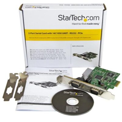 StarTech.com 2-Port PCI Express Serial Card with 16C1050 UART - RS232 Low Profile Serial C - Image 5