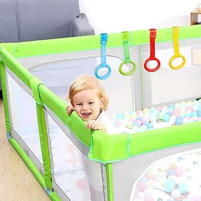 NUOBESTY Baby Crib Pull Ring Walking Assistant Pull Up Ring Bed Stand Up Rings for Kids Wa - Image 3