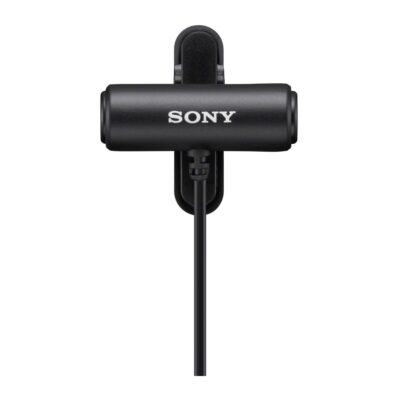 Sony Compact Stereo Lavalier Microphone ECMLV1,Black, Small - Image 4