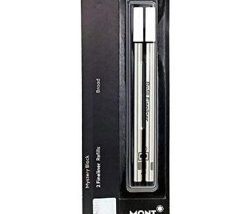 Mont Blanc Fineliner/Felt Tip Black Refill – Set of 2