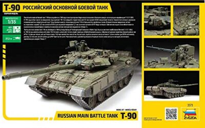 Zvezda Models 1/35 T-90 Russian Main Battle Tank - Image 8