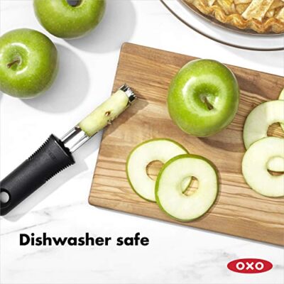 OXO Good Grips Apple Corer,1 EA, Silver/Black - Image 9