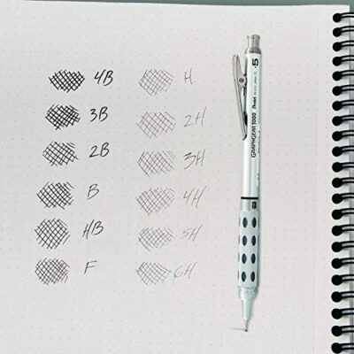 Pentel Super Hi-Polymer Lead Refill, 0.5mm, Fine, 4B, 144 Pieces of Lead (C505-4B),Gray - Image 9