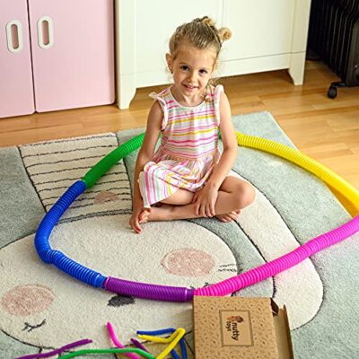 NUTTY TOYS Jumbo XXL Pop Tubes Sensory Toys, Fine Motor Skills Learning Baby Toddler Toy, - Image 6