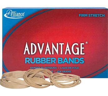 Alliance 26545 Rubber Bands No 54 1lb. Assorted Sizes Natural