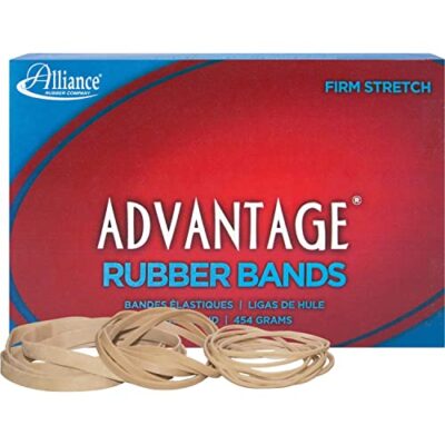 Alliance 26545 Rubber Bands No 54 1lb. Assorted Sizes Natural