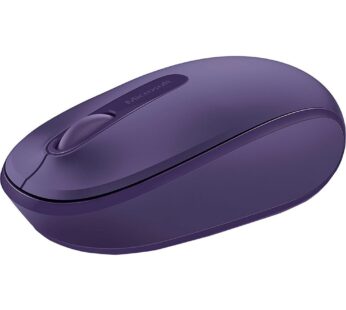Microsoft Wireless Mobile Mouse 1850 – Purple . Comfortable Right/Left Hand Use, Wireless
