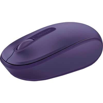 Microsoft Wireless Mobile Mouse 1850 - Purple . Comfortable Right/Left Hand Use, Wireless