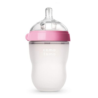 Comotomo Baby Bottle, Pink, 8 oz