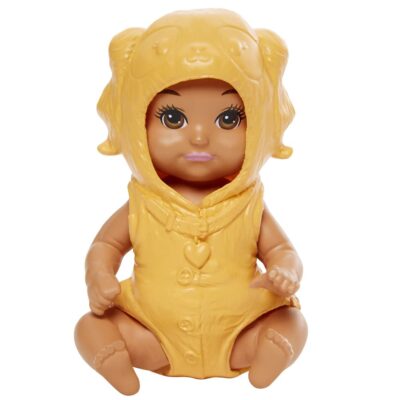 Barbie Skipper Babysitters Club Dress Up Babies - Brown Eyed Baby Dressed in a Tan Puppy O - Image 2