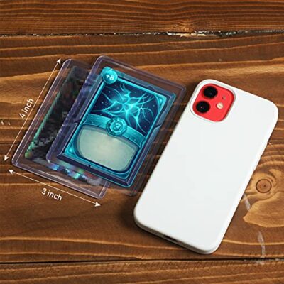 Hard Trading Cards Sleeves Plastic Card Hard Case Cover 3x4 Collector Playing Card Sleeves - Image 2