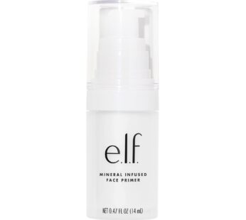 e.l.f. Mineral Infused Face Primer, Primer For A Smooth Foundation Base, Fills In Fine Lin