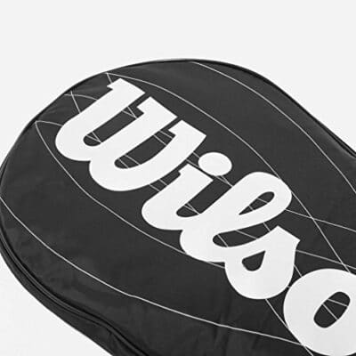 Wilson Performance Racket Cover for One Tennis Racket,Black/White - Image 3