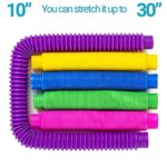 NUTTY TOYS Jumbo XXL Pop Tubes Sensory Toys, Fine Motor Skills Learning Baby Toddler Toy, - Image 3