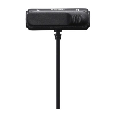 Sony Compact Stereo Lavalier Microphone ECMLV1,Black, Small - Image 3